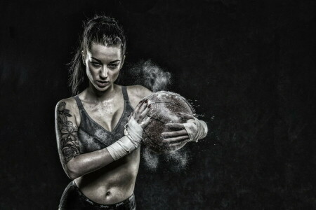 Mädchen, Sport, der Ball