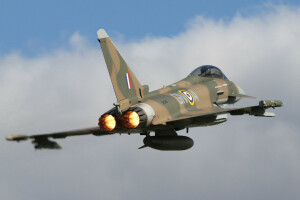 Eurofighter Typhoon, FGR4, Fighter, flight, Multipurpose