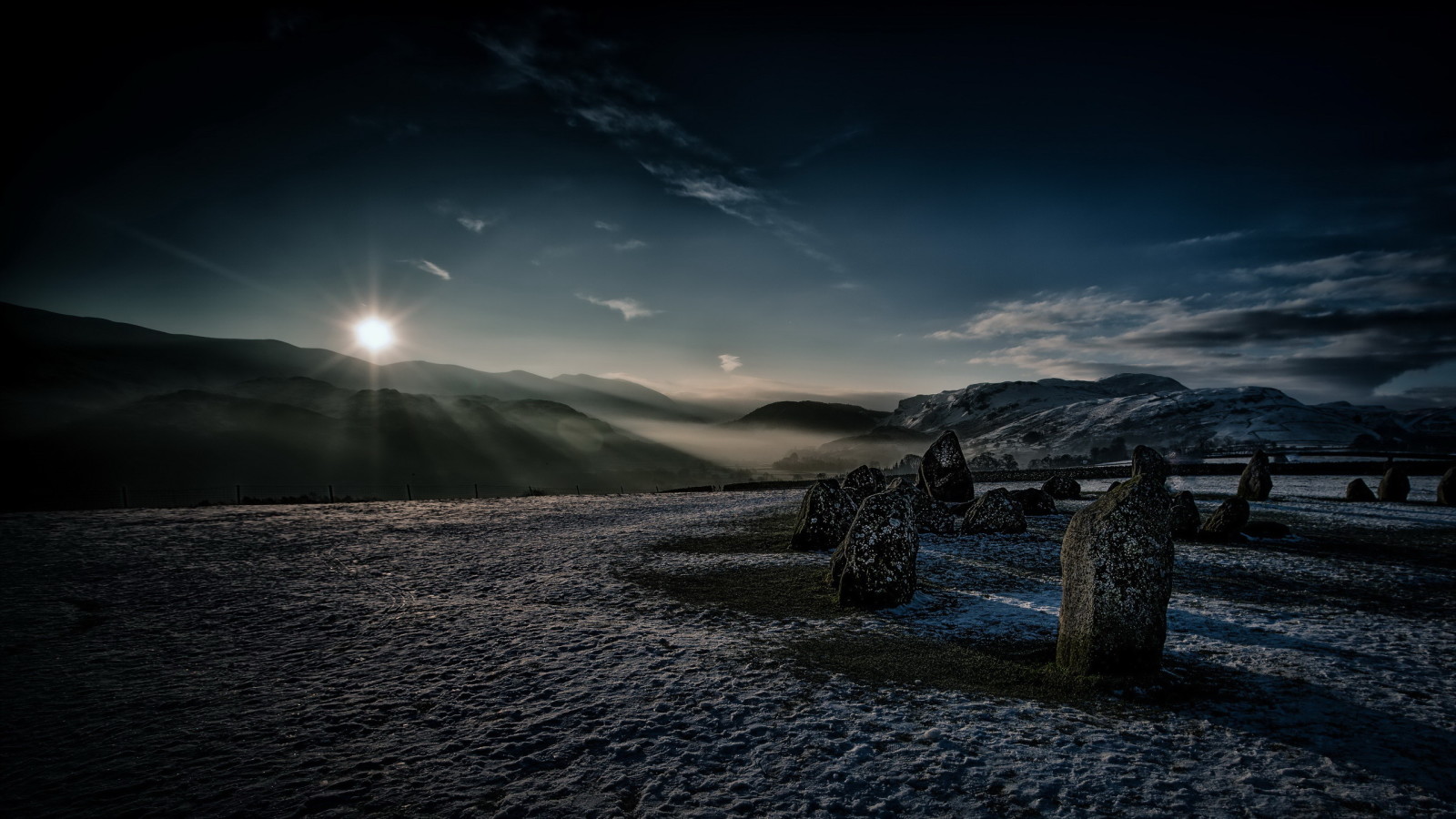 İngiltere, Cumbria, Castlerigg Taş Çember