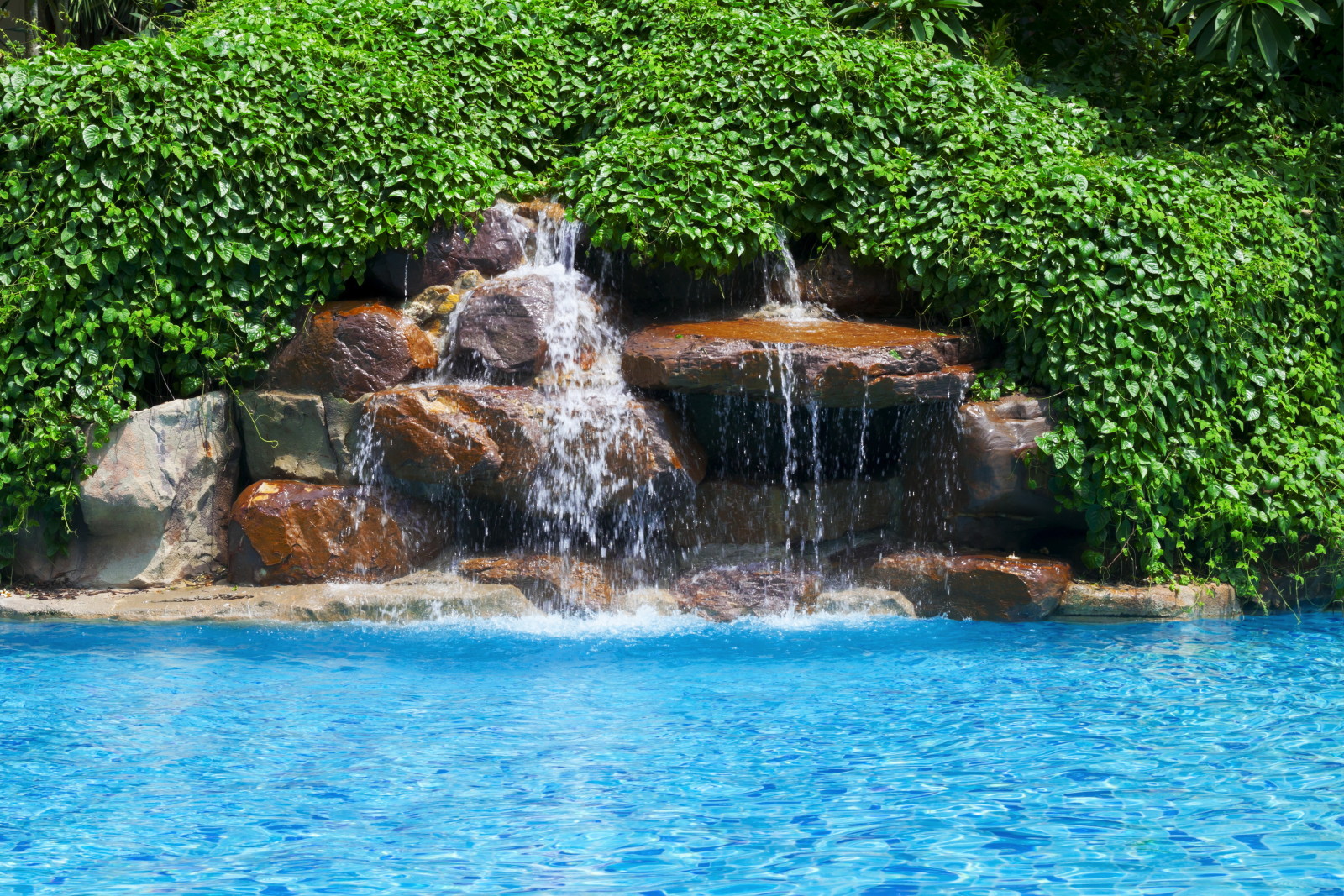 river, landscape, waterfall, waterfal