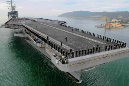 000 toneladas, portaaviones, CVN-78, Calado: 76 m, Armada, nuclear, portaaviones nuclear, tonelaje: 100