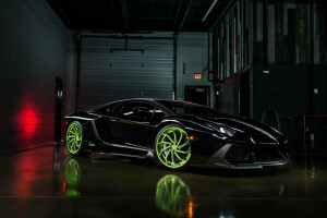 393, Aventador, B-forjado, negro, color, Frente, Lamborghini, LP700-4