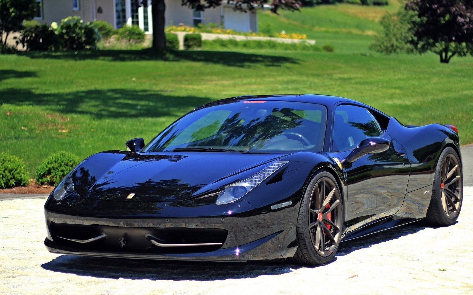 Preto, ferrari, Carro esportivo, Ferrari 458 Italia