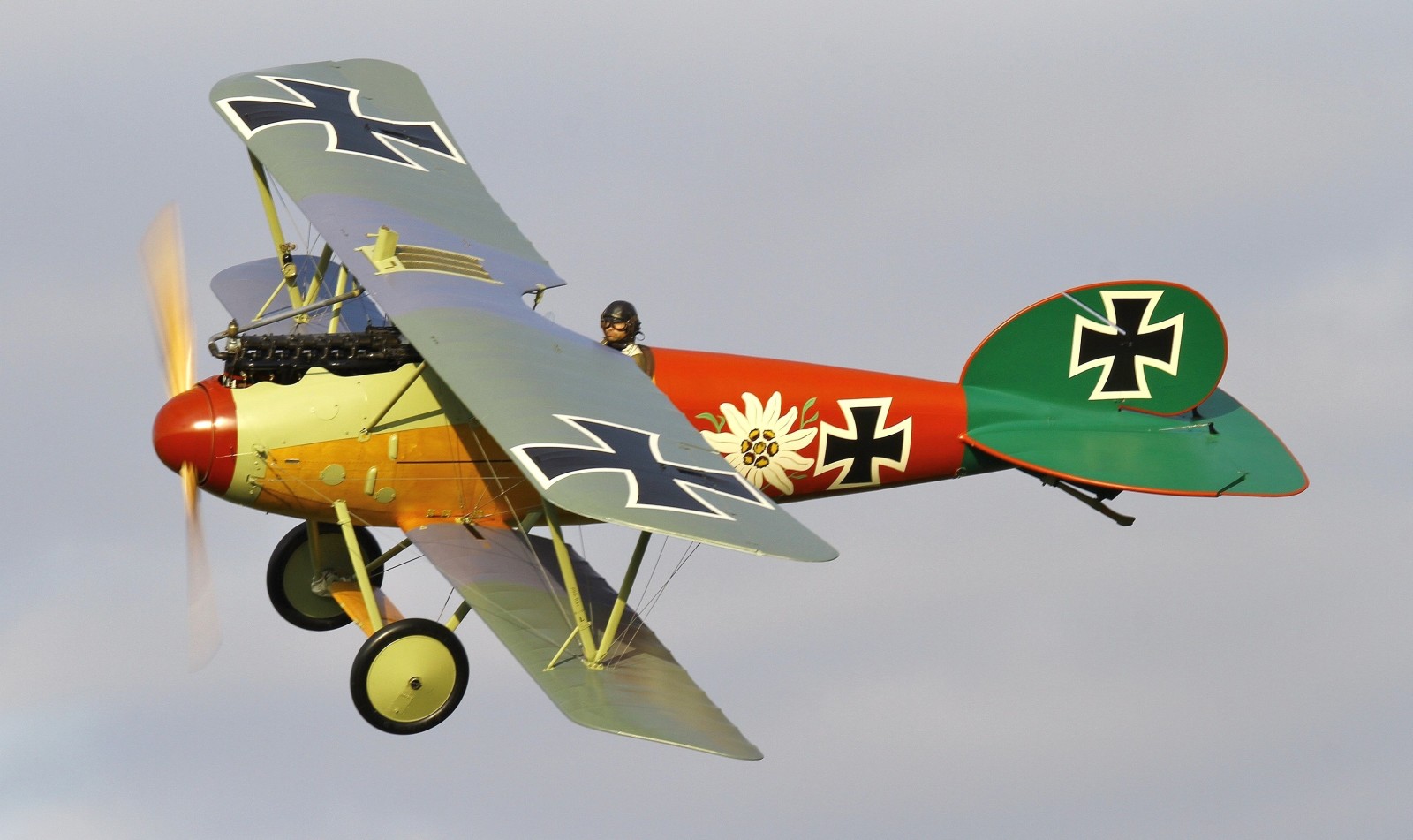 Krig, Tyskland, Kämpe, Först, Värld, under, kopia, Albatros D. Va