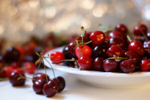 Beeren, Kirsche, Makro