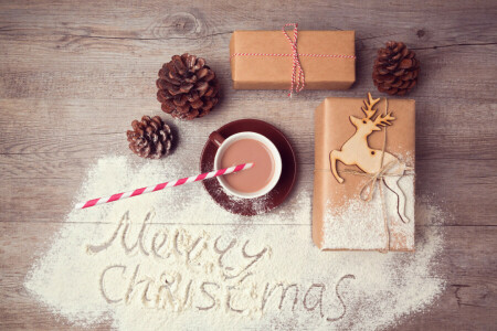 Christmas, decoration, gifts, Merry, New Year