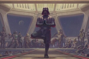 Darth Vader, Fan Art, pose, Sith, stand