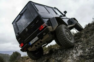 4x4², czarny, G500, Mercedes