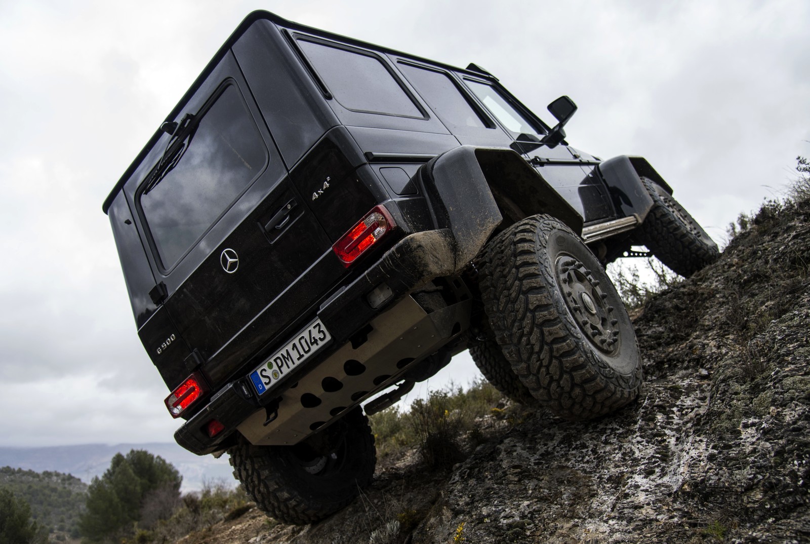 Černá, Mercedes, G500, 4x4²