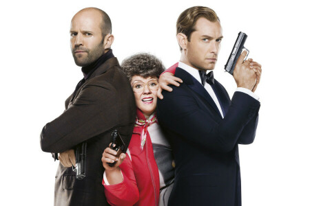 Acción, agente, Comedia, pistola, Jason Statham, ley judía, póster, espía