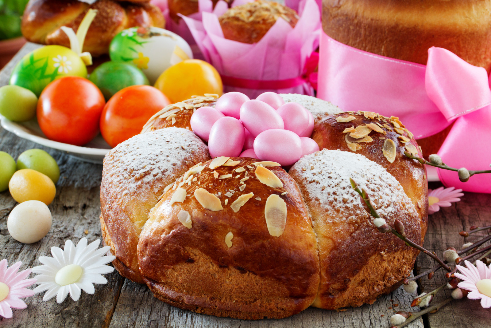 huevos, pasteles, pastel, Pascua de Resurrección