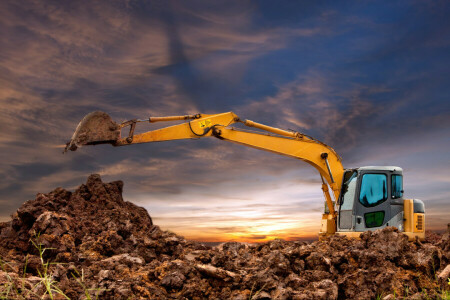 excavateur, Terre, Opérateur