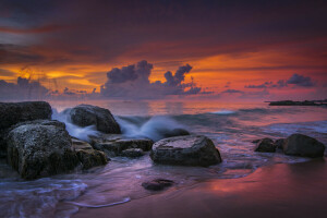 Khao Lak Beach, hav, shore, Thailand