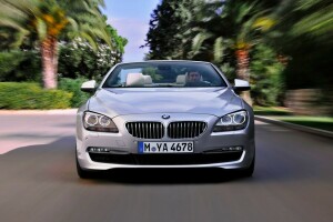 6 Series, BMW, dia, motorista, Grade, Em movimento, luzes, quarto