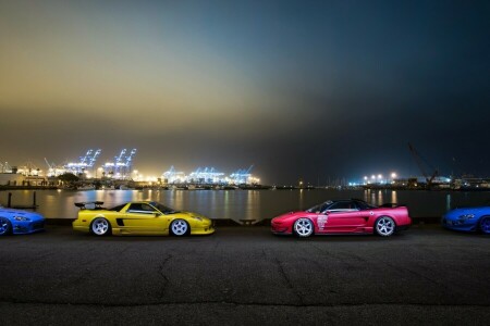 auto, Honda NSX, notte, s2000, messa a punto