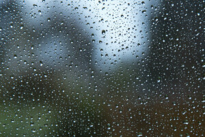 drops, glass, surface, water