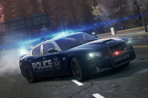 2012, Charger, Dodge, Most Wanted, NFS, police, SRT8