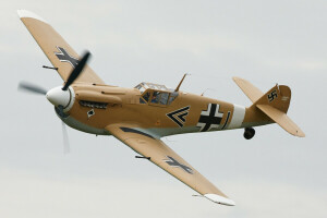 BF-109F, Vechter, Duitse, Messerschmitt, zuiger