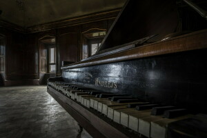 achtergrond, Muziek, piano