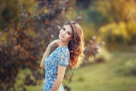 BEAUTY, bokeh, face, lady, Woman