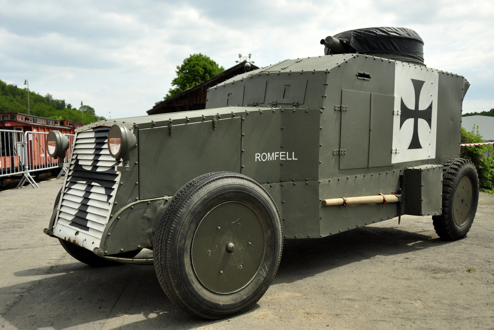 armored car, War, Machine gun, Armed, First, Times, World, forces of Austria-Hungary