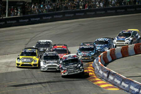 2015, Barbados, Buschiger Park, Ford, Nelson Piquet Jr., Menschen, Rennbahn, SHR Team Rallycross