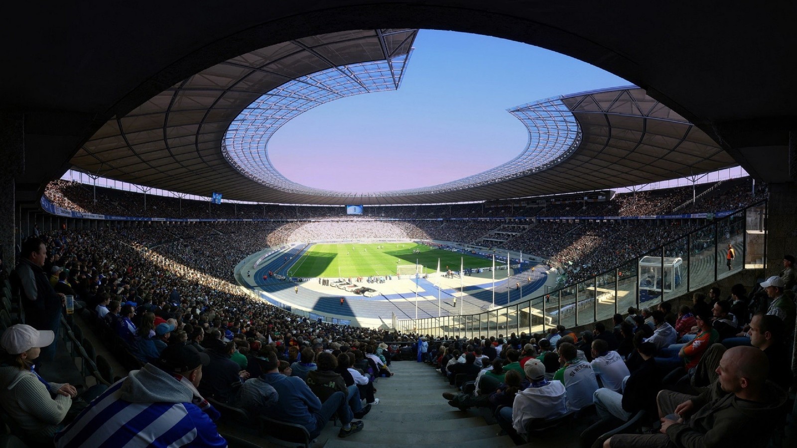 Stadion, Foto, Menschen, Sport, Fußball, Tribun