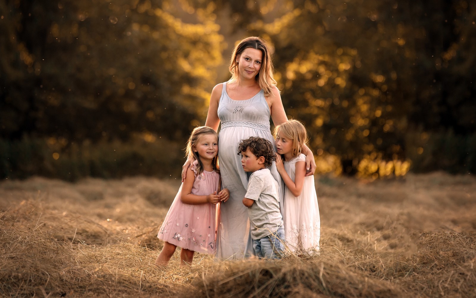 la nature, été, famille, la vie