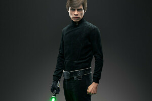 curea, costum, Jedi, sabie laser, uite, Luke Skywalker