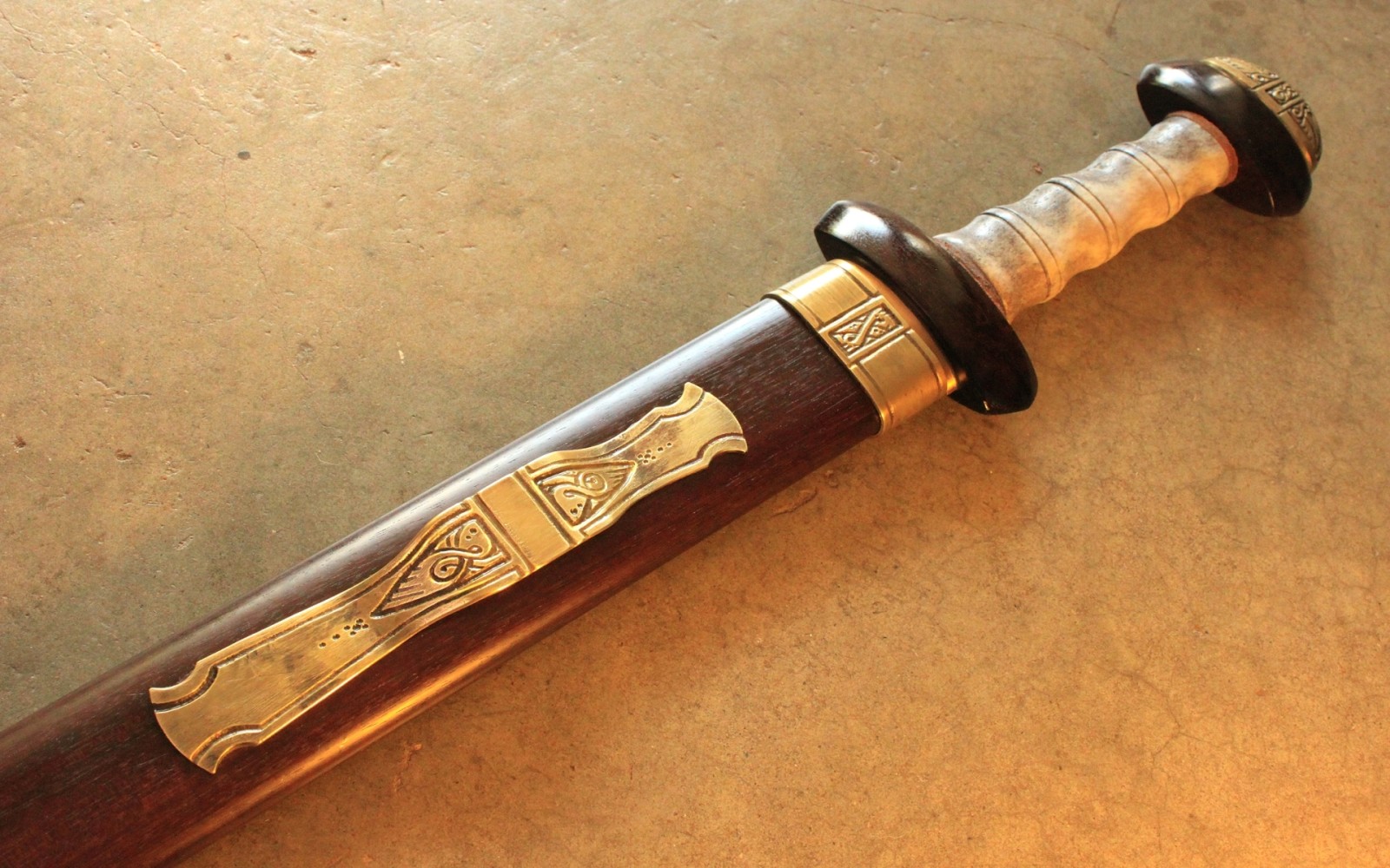 Gladius, decorado, espada curta