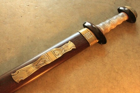 decorated, Gladius, sword short