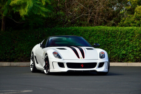 599, ferrari, supercar, Vorsteiner, white