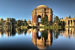 California, Palacio de bellas artes, San Francisco, la ciudad