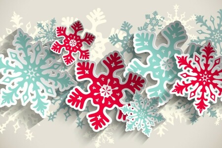 background, patterns, snowflakes