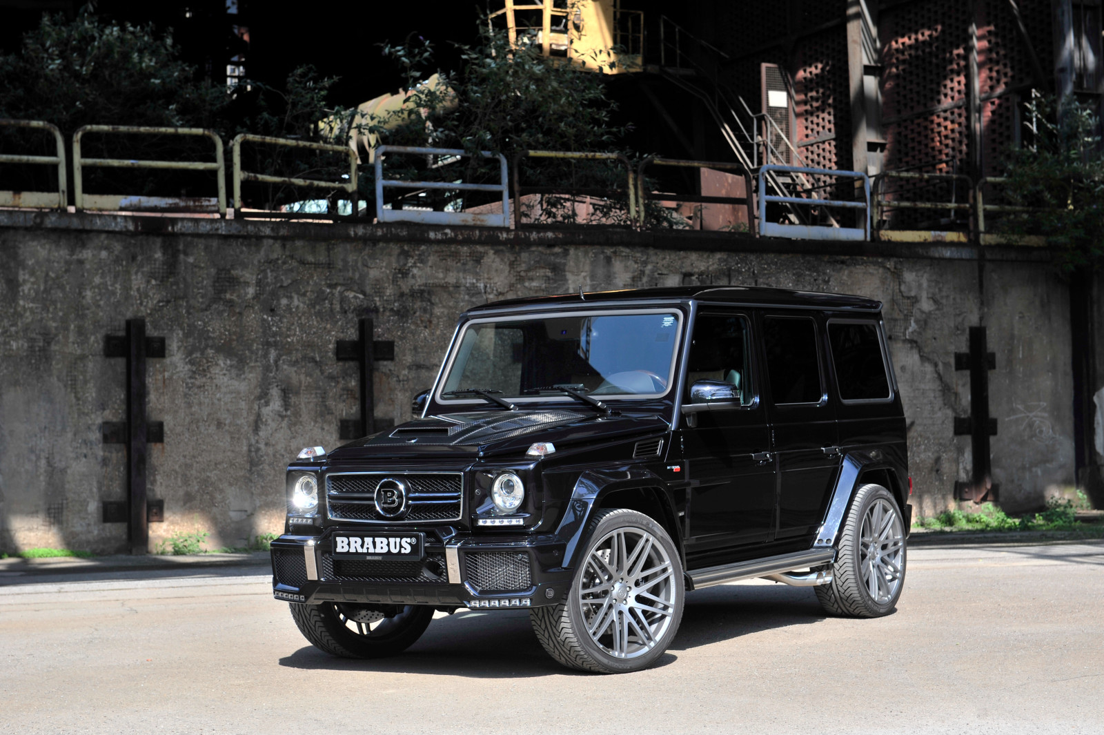 Preto, Mercedes-Benz, Mercedes, Brabus, Classe G, Gelandewagen, W463, 2015