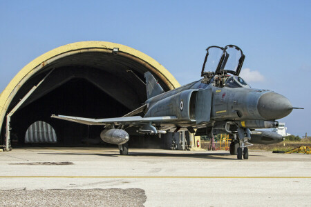 F-4E, Fighter, Hangar, Multipurpose, Phantom II