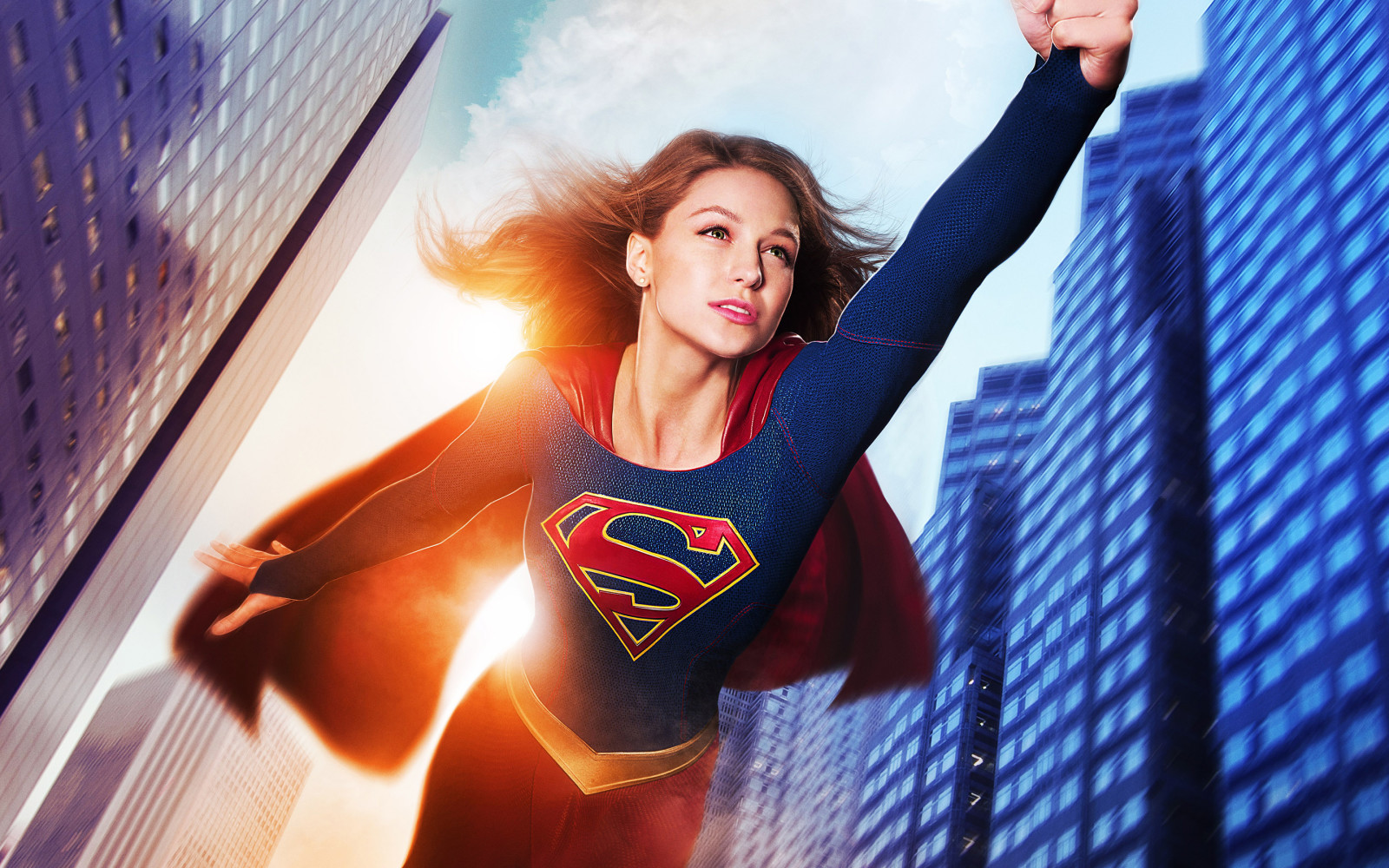 Accueil, vol, Super Girl, costume, les séries, fiction, DC Comics, Melissa Benoist