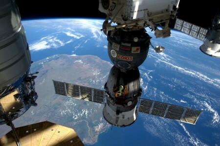 earth, manned, ship, Soyuz, space, TMA15M, Union