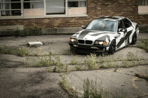 740il, ALPINA, arctic camo, BMW, Camo, e38, tuning, witer