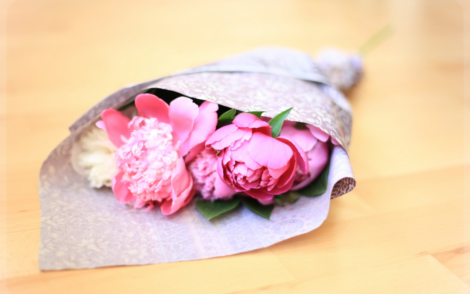 peonies, flowers, bouquet