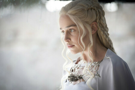 skådespelerska, Daenerys Targaryen, emilia Clarke, Game of Thrones