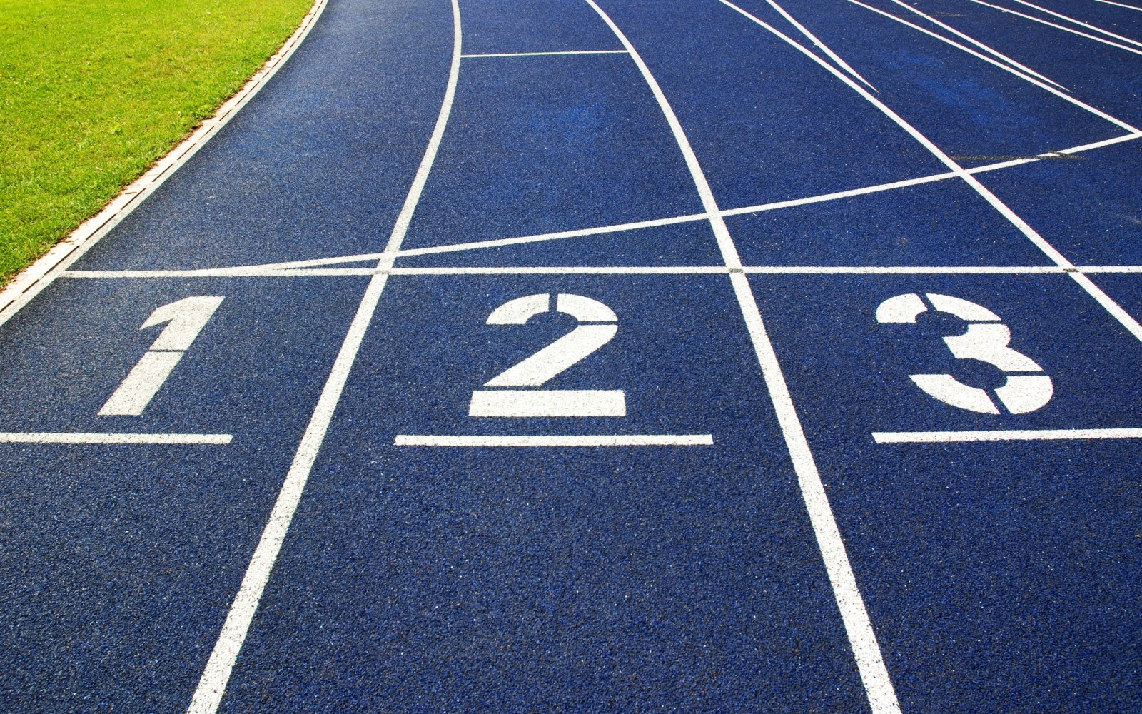 blue, track, numbers