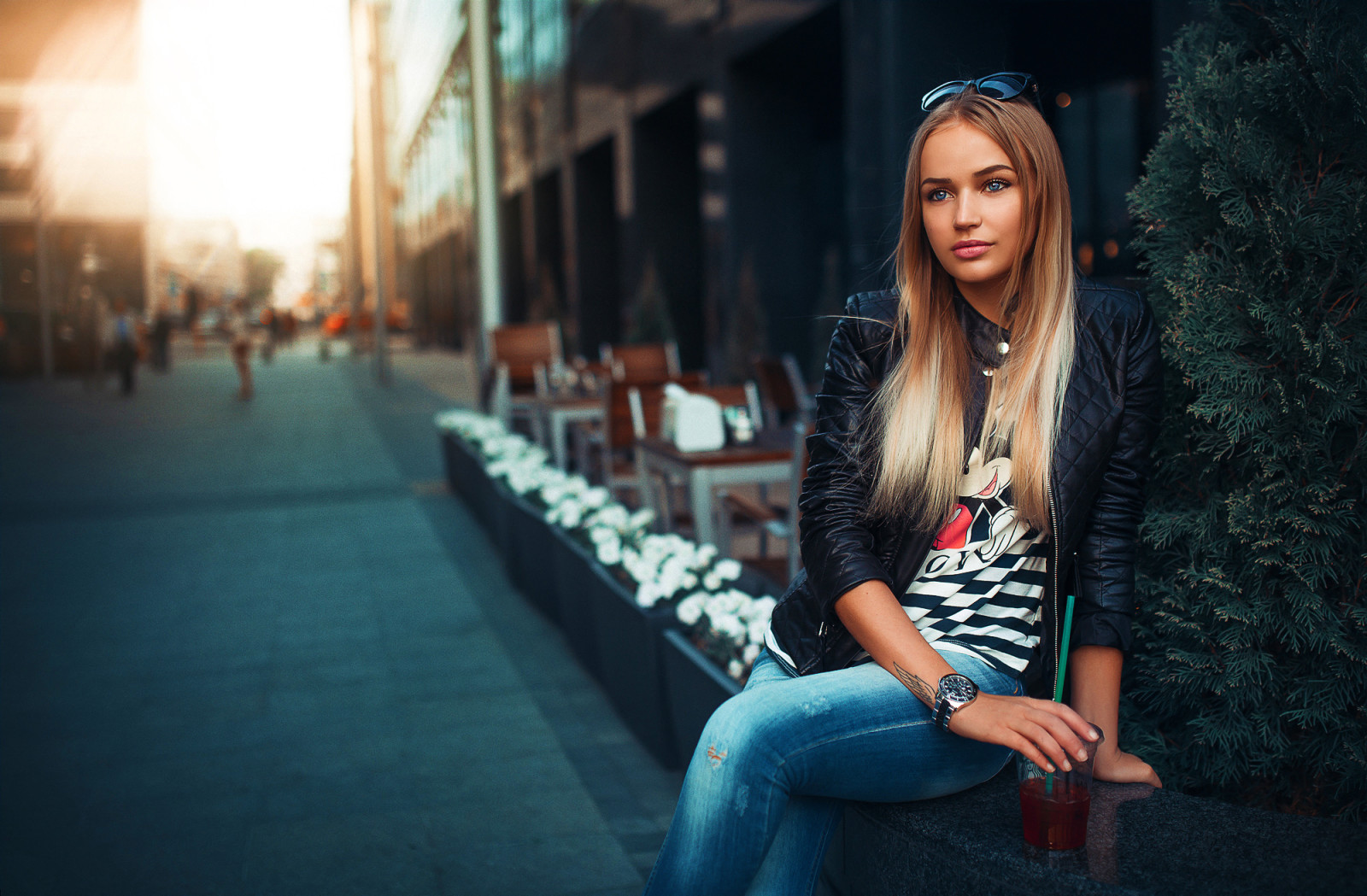 ligero, niña, retrato, BELLEZA, vaso, modelo, Rusia, hermosa