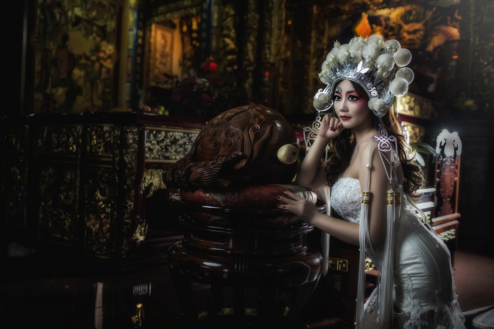 pose, model, makeup, style, dress, asian, outfit