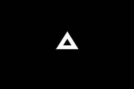 noir, logo, Triangle, blanc