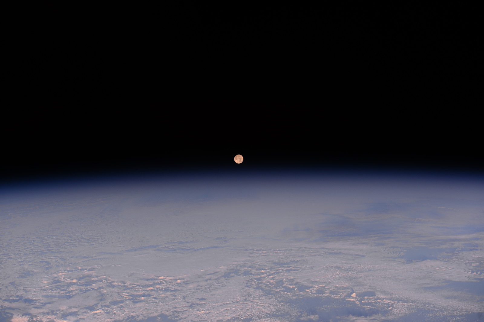 La lune, espace, Terre