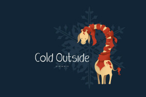 cold, Designed by, giraffe, Lem, Who, Outside, scarf