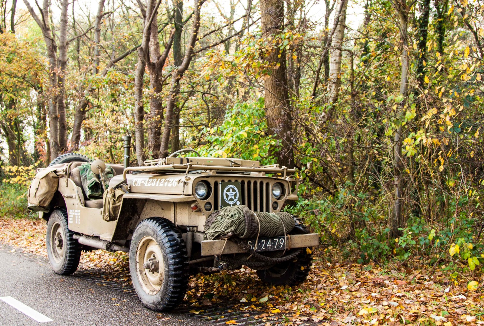 auto, Vojna, džíp, armáda, druhý, doba, svet, Willys MB