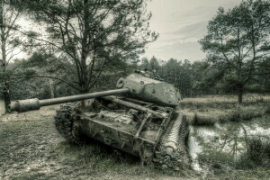 chatarra, tanque, armas