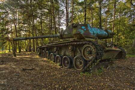 Ejército, tanque, armas